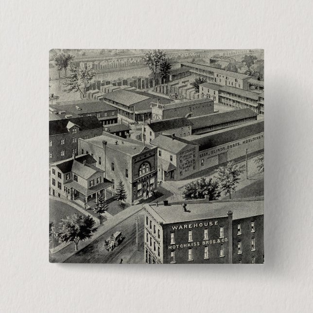 Hotchkiss Bros & Co Button (Front)