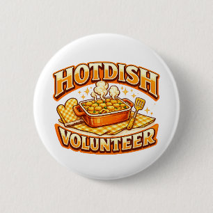 HOTDISH Volunteer Button
