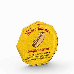Hotdog Acrylic Award