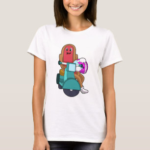 Hotdog as Biker with Scooter.PNG T-Shirt