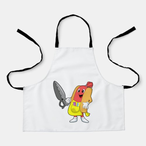 Hotdog as Hairdresser with Scissors Apron