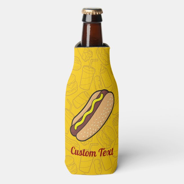 Hotdog Bottle Cooler (Bottle Front)