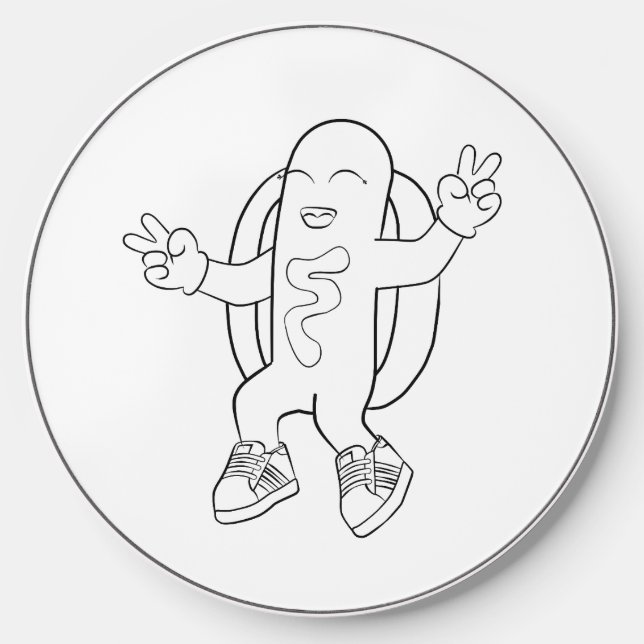 Hotdog, Bringer of Life Wireless Charger (Front)