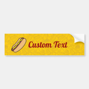 Hotdog Bumper Sticker