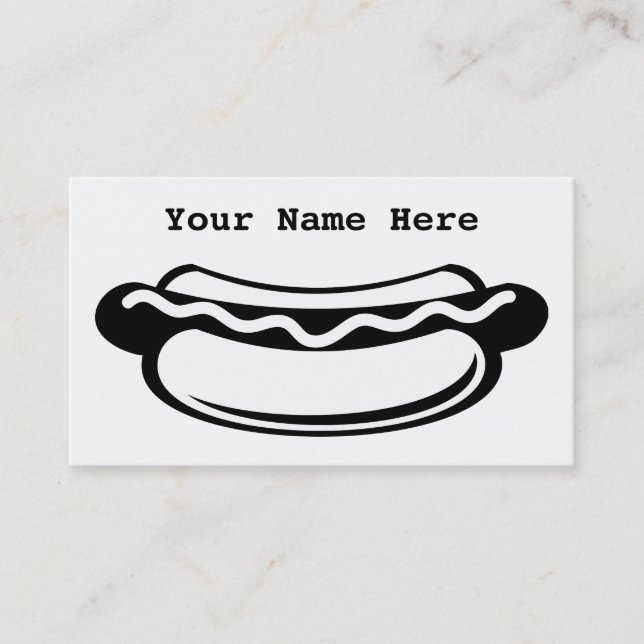 Hotdog Business Card (Front)