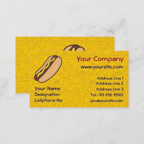 Hotdog Business Card