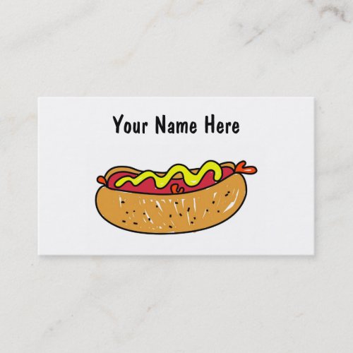 Hotdog Business Card
