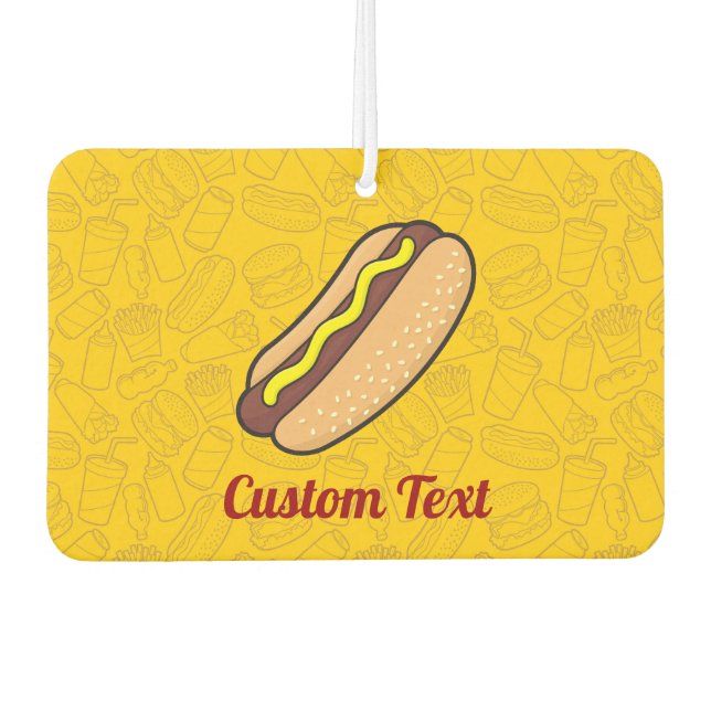 Hotdog Car Air Freshener (Front)