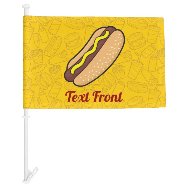 Hotdog Car Flag (Front)
