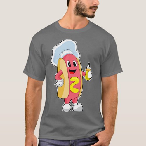 Hotdog Chef Mustard T_Shirt