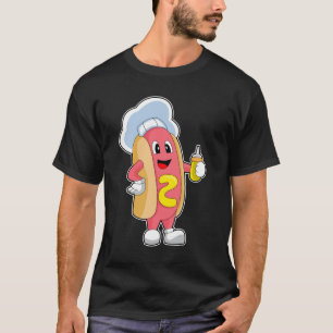 Hotdog Chef Mustard T-Shirt