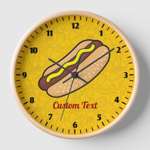 Hotdog Clock