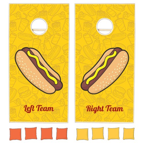 Hotdog Cornhole Set