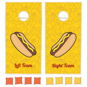 Hotdog Cornhole Set