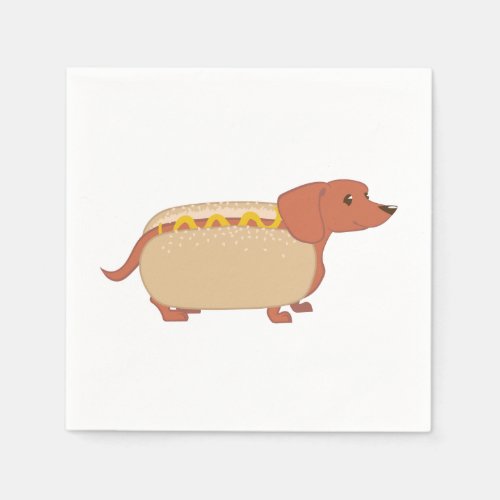 Hotdog Dog Paper Napkins