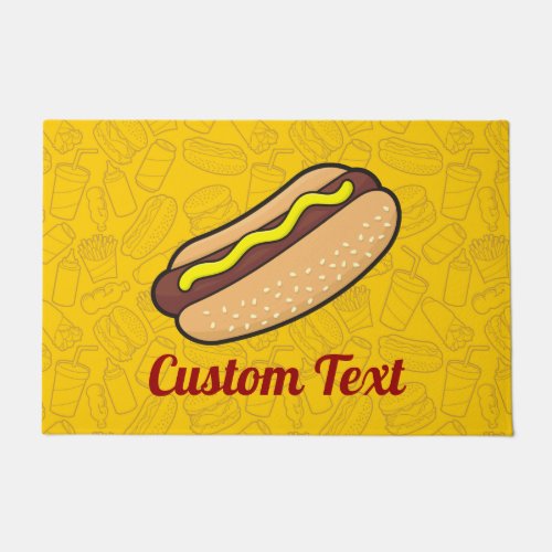 Hotdog Doormat