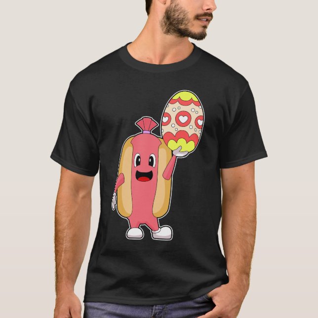 Hotdog Easter Easter egg T-Shirt (Front)