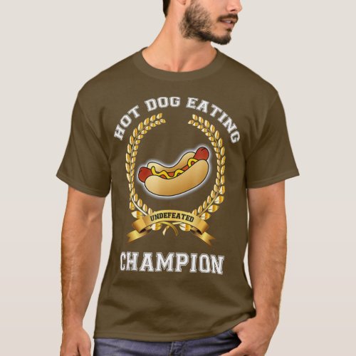Hotdog Eating Contest  Hot Dog Lover Gift T_Shirt