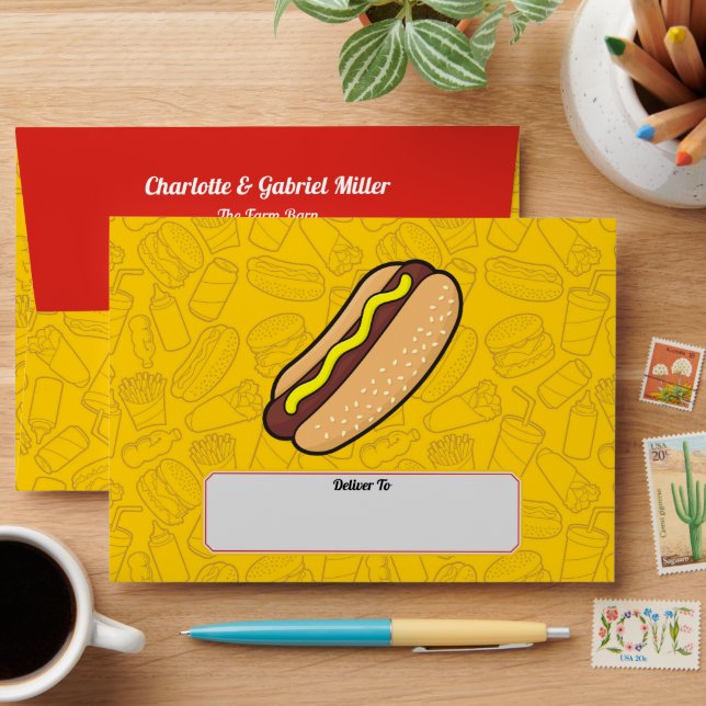 Hotdog Envelope (Desk)