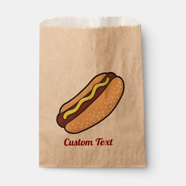 Hotdog Favor Bag (Front)