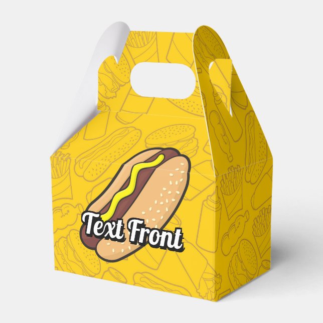 Hotdog Favor Boxes (Front Side)