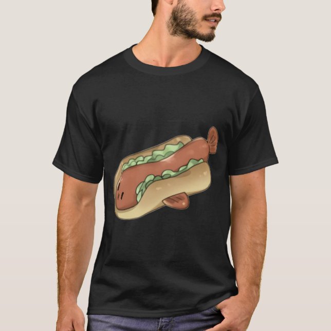 Hotdog Fish T-Shirt (Front)