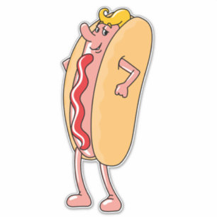 HOTDOG FUNNY DIE-CUT STYLE BIG DECAL STICKERS