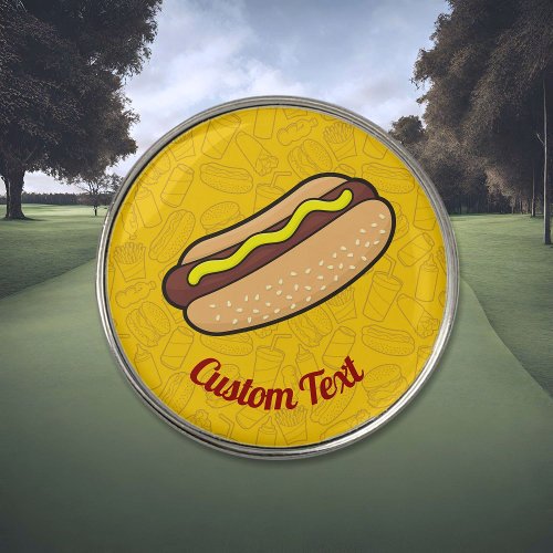Hotdog Golf Ball Marker