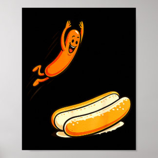Hotdog high dive poster