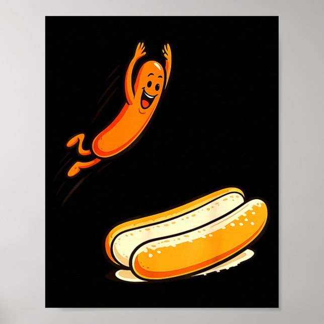 Hotdog high dive  poster (Front)
