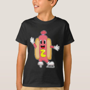 Hotdog Ice skating Ice skates Winter sports T-Shirt