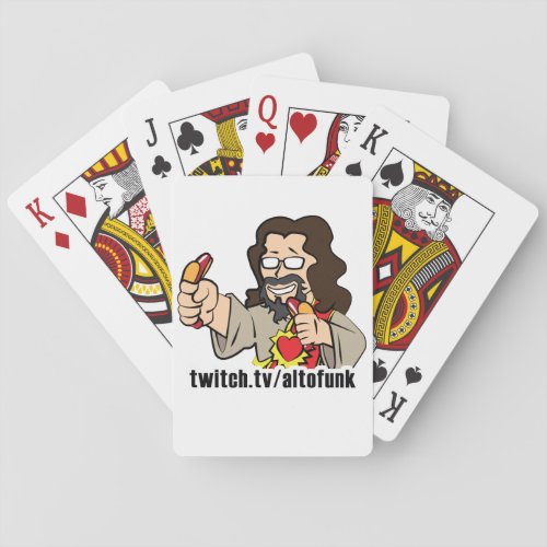 Hotdog Jesus Playing Cards