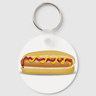 Hotdog Keychain