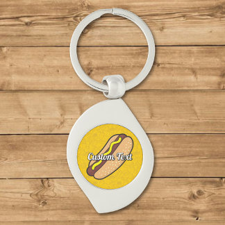 Hotdog Keychain