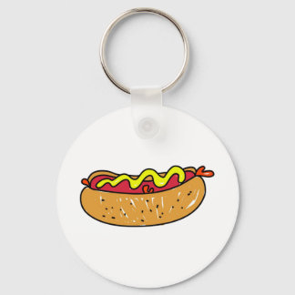 Hotdog Keychain