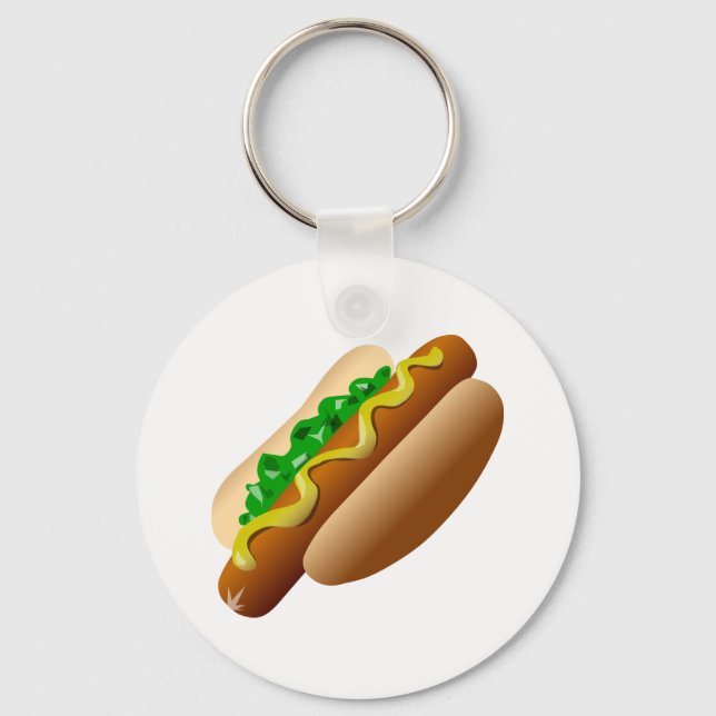 Hotdog Keychain (Front)