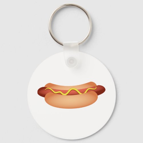 Hotdog Keychain