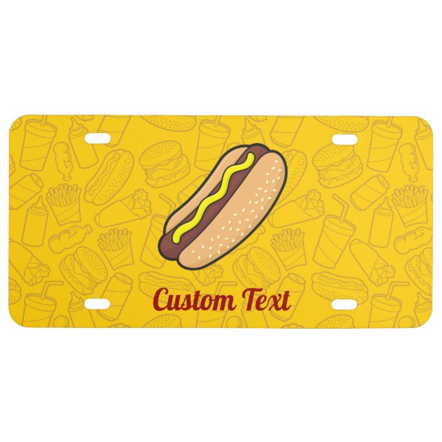 Hotdog License Plate (Front)