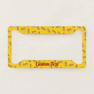 Hotdog License Plate Frame