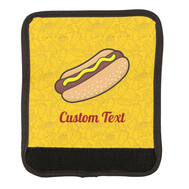 Hotdog Luggage Handle Wrap (Front)