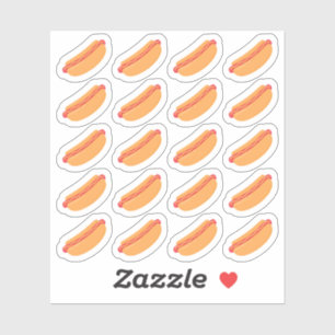 Hotdog Lunch Meal Fast Food Menu Cheat Day Planner Sticker