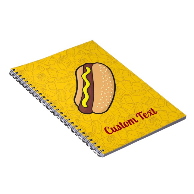 Hotdog Notebook (Right Side)