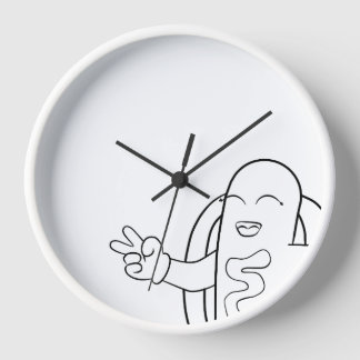 Hotdog O'Clock Clock