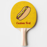 Hotdog Ping-Pong Paddle