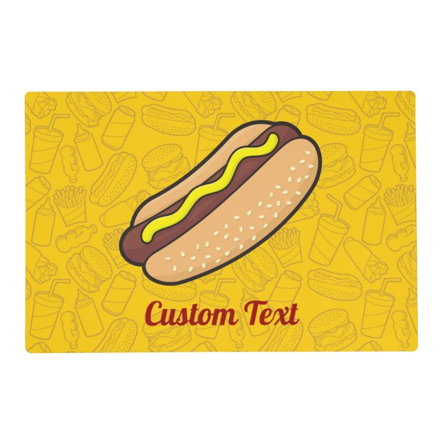 Hotdog Placemat (Front)