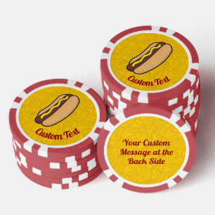 Hotdog Poker Chips
