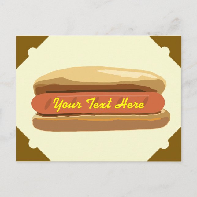 Hotdog Postcard (Front)