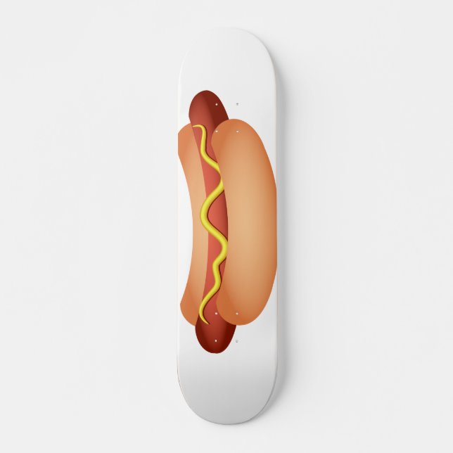 Hotdog Skateboard Deck (Front)