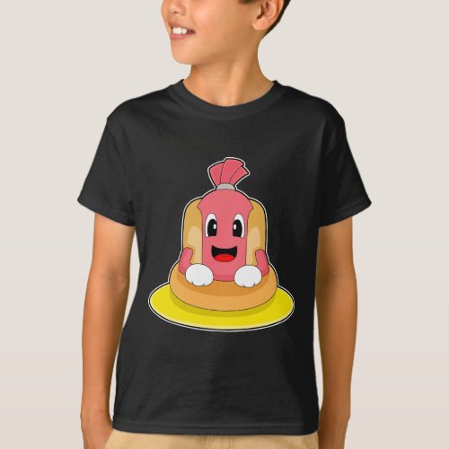 Hotdog Swimming Lifebuoy T_Shirt