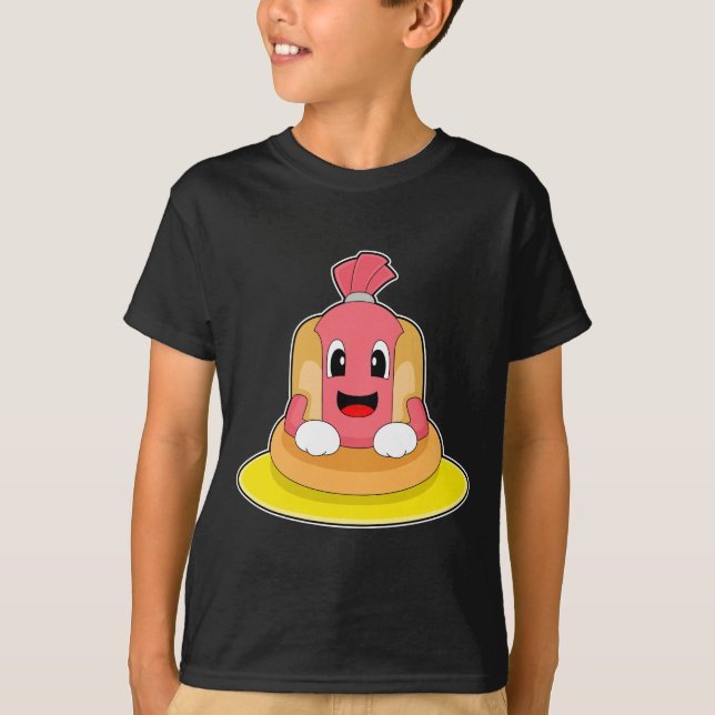 Hotdog Swimming Lifebuoy T-Shirt (Front)